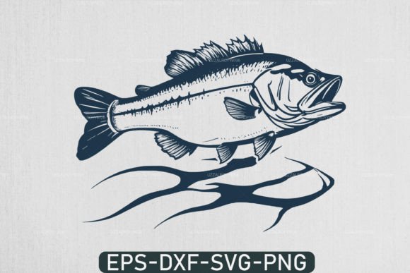 Bass Fishing SVG and Father’s Day SVG: Creative Digital Designs for Endless Projects