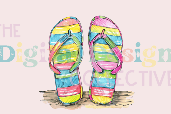 Colorful Beach Flip Flops PNG: A Practical Guide to Using High-Quality Transparent Graphics