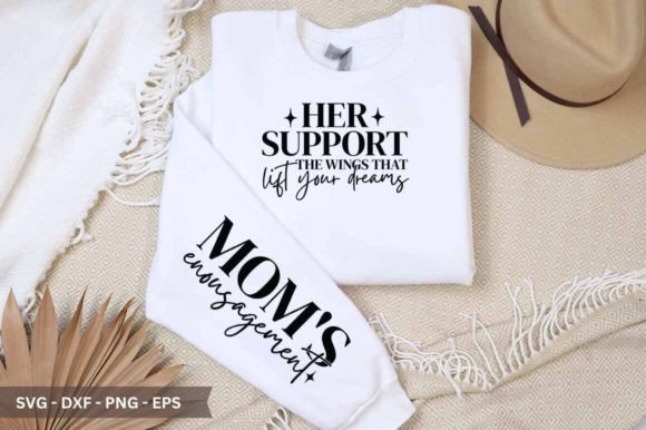 Evaluating the Her Support the Wings Sleeve SVG for Mother’s Day T-Shirt Design