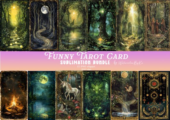 Fairy Forest Tarot Card Sublimation: A Unique Digital Art Solution