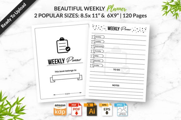 Free Weekly Planner Logbook for KDP: A Must-Have Tool for Productivity
