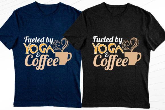 Fueled by Yoga Coffee Stylish T Shirt: A Fusion of Wellness and Fashion