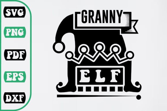 Granny Elf Svg Design: A Versatile Creative Asset