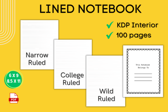 Lined Notebook and Journal: Creative Tools for Every Project