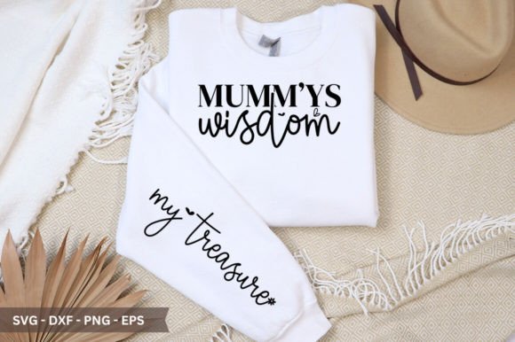 Mummy's Wisdom Sleeve SVG for Thoughtful Holiday Crafts