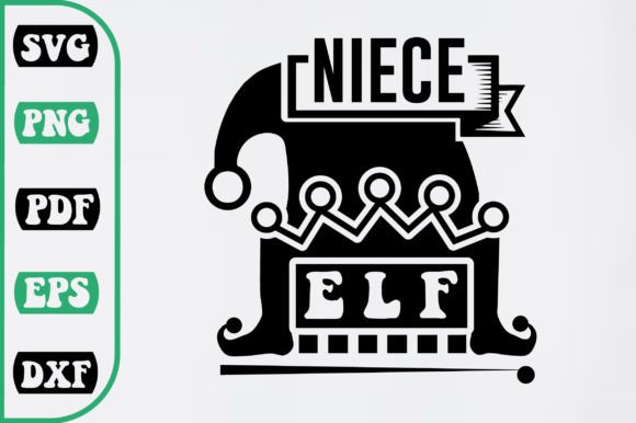 Niece Elf SVG Design: Creative Ways to Use This Festive Digital Craft File
