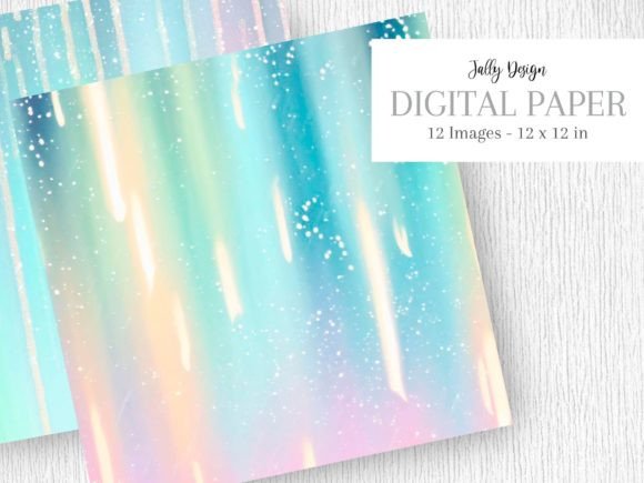 Pastel Rainbow Electric Rain Glitter