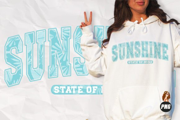 Sunshine State of Mind Retro Summer PNG Design