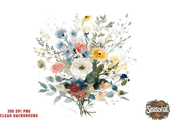Watercolor Wildflower Clipart: Spring in Every Pixel