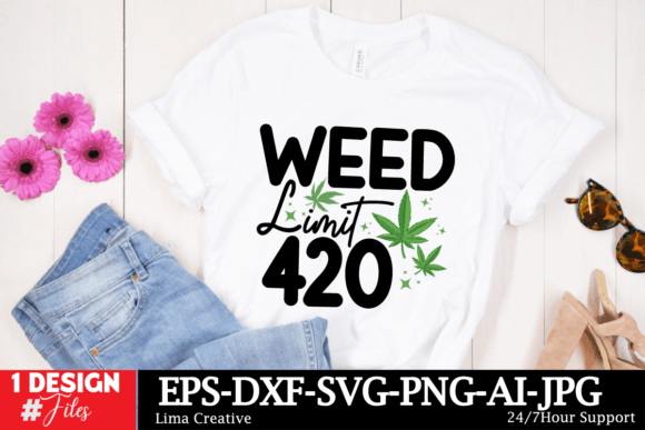 Weed Limit 420 SVG Cut File: Digital Crafting Made Simple