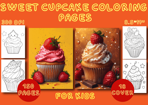 Why the 150 Sweet Cupcake Coloring Book for Kids Is a Must-Have for Creative Play
