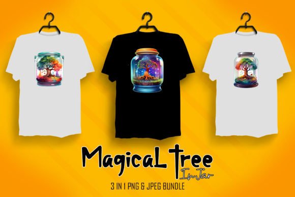 Why the Free 3 Bonsai Tree in Jar Clipart Bundle Is a Must-Have for POD T-Shirt Printing